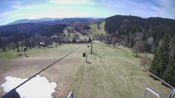 Lanovka - pohled dolů