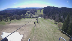 Lanovka - pohled dolů