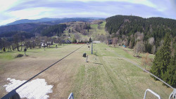 Lanovka - pohled dolů