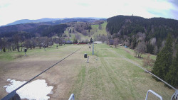 Lanovka - pohled dolů