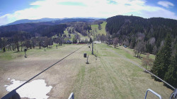 Lanovka - pohled dolů