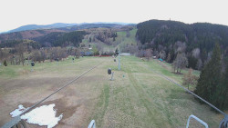 Lanovka - pohled dolů