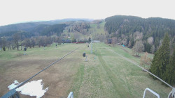 Lanovka - pohled dolů