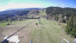 Lanovka - pohled dolů