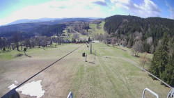 Lanovka - pohled dolů