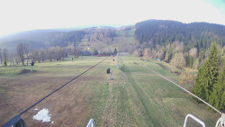 Lanovka - pohled dolů