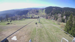 Lanovka - pohled dolů