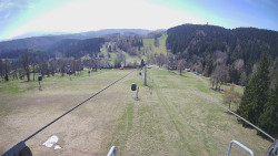 Lanovka - pohled dolů