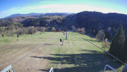 Lanovka - pohled dolů