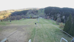 Lanovka - pohled dolů