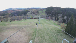 Lanovka - pohled dolů