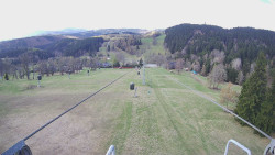 Lanovka - pohled dolů