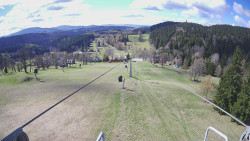 Lanovka - pohled dolů