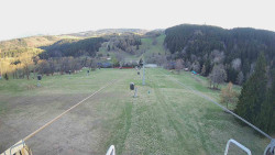 Lanovka - pohled dolů