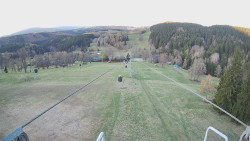 Lanovka - pohled dolů