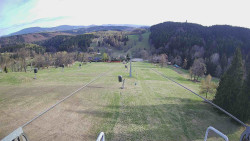 Lanovka - pohled dolů