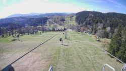 Lanovka - pohled dolů