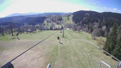 Lanovka - pohled dolů