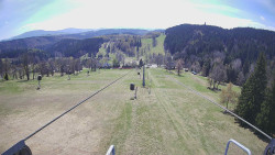 Lanovka - pohled dolů