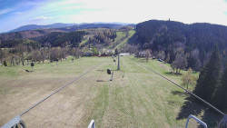 Lanovka - pohled dolů