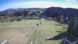 Lanovka - pohled dolů