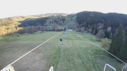 Lanovka - pohled dolů