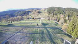 Lanovka - pohled dolů