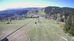 Lanovka - pohled dolů