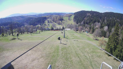 Lanovka - pohled dolů