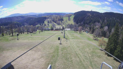 Lanovka - pohled dolů