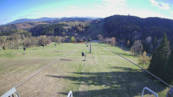 Lanovka - pohled dolů