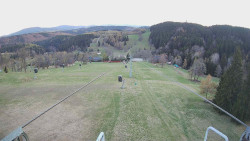 Lanovka - pohled dolů