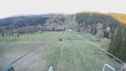 Lanovka - pohled dolů