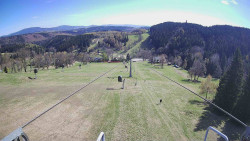 Lanovka - pohled dolů