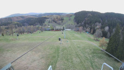 Lanovka - pohled dolů