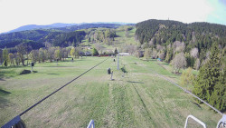 Lanovka - pohled dolů