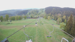 Lanovka - pohled dolů