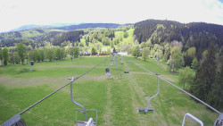 Lanovka - pohled dolů