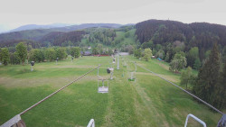Lanovka - pohled dolů