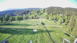 Lanovka - pohled dolů