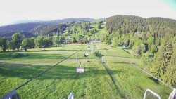 Lanovka - pohled dolů