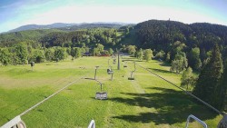 Lanovka - pohled dolů