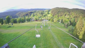 Snow park Paprsek - Lanovka - pohled dolů - 3.6.2026 v 06:01