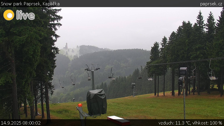 Snow park Paprsek - Kaplička - 14.9.2025 v 08:00 Snow park Paprsek - Kaplička - 14.9.2025 v 08:00