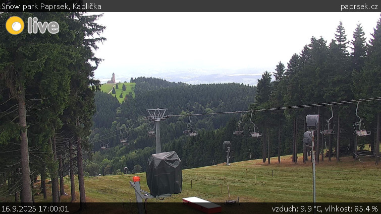 Snow park Paprsek - Kaplička - 16.9.2025 v 17:00