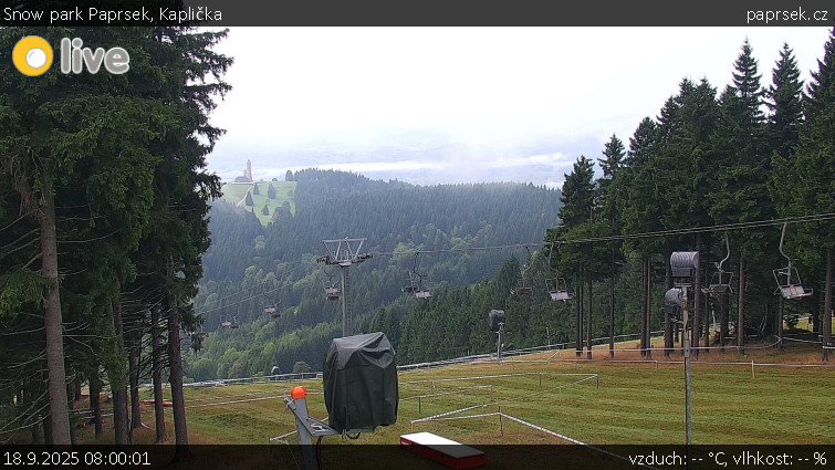 Snow park Paprsek - Kaplička - 18.9.2025 v 08:00