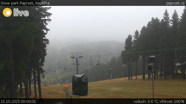 Snow park Paprsek - Kaplička - 15.10.2025 v 08:00 Snow park Paprsek - Kaplička - 15.10.2025 v 08:00