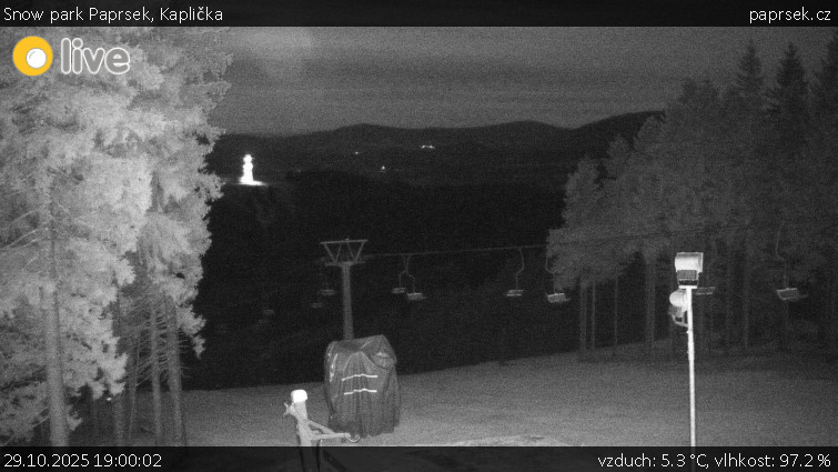 Snow park Paprsek - Kaplička - 29.10.2025 v 19:00 Snow park Paprsek - Kaplička - 29.10.2025 v 19:00