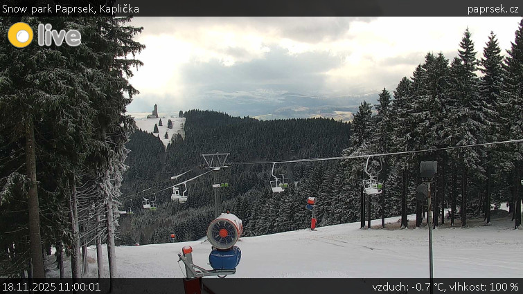 Snow park Paprsek - Kaplička - 18.11.2025 v 11:00