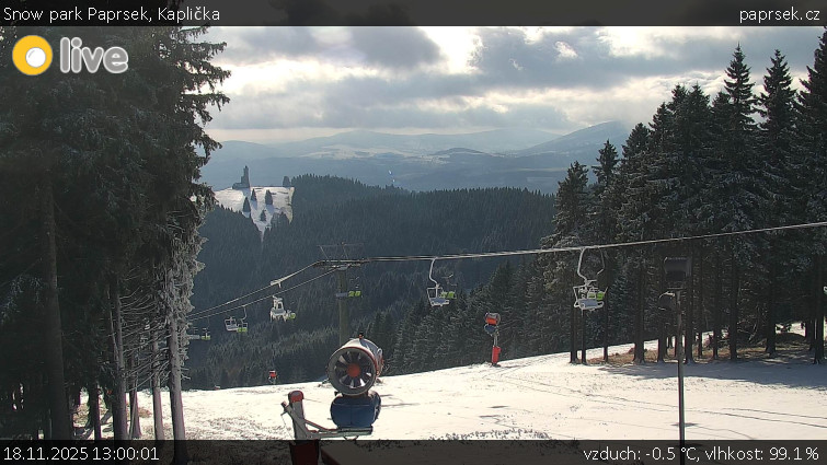 Snow park Paprsek - Kaplička - 18.11.2025 v 13:00